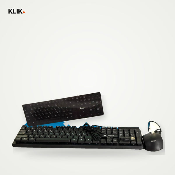 Mouschi Pop Wired Keyboard & Mouse Combo 2