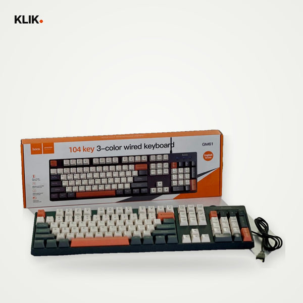 Hoco GM61 3-Color Wired Keyboard